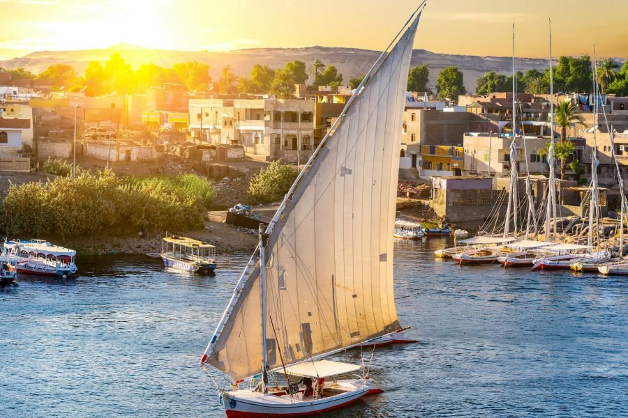 Sailboat in Aswan